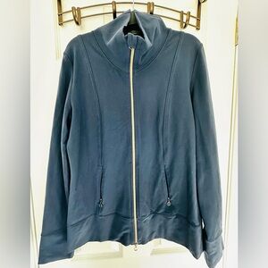 Lululemon  Navy Blue Zip-Up Jacket- Size 12- Navy color